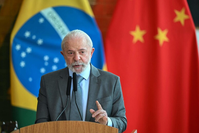 Lula durante reunião com Xi Jinping, em 20 de novembro © ANSA/AFP