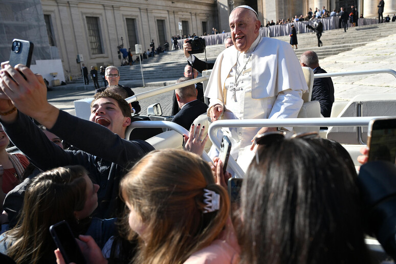 El Papa Francisco en la audiencia de hoy. - TODOS LOS DERECHOS RESERVADOS