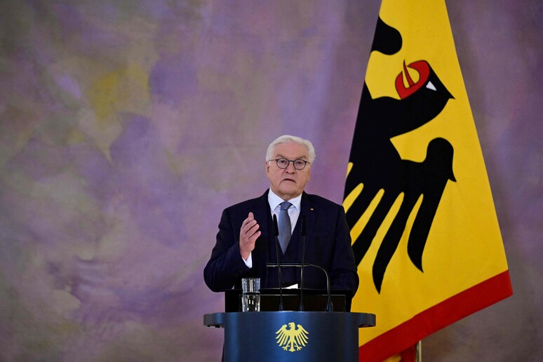 O presidente da Alemanha, Frank-Walter Steinmeier © ANSA/AFP