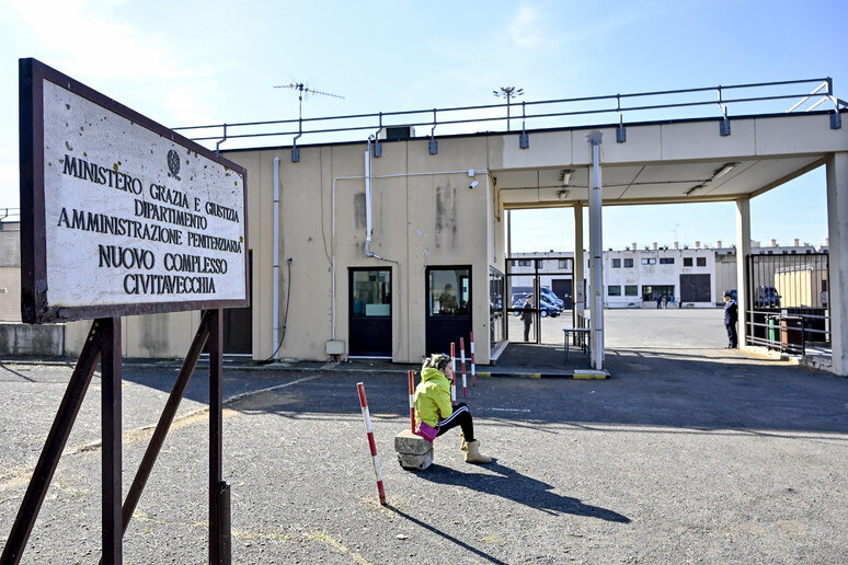 Ingresso della Casa Circondariale di Civitavecchia © ANSA/ANSA/ALESSANDRO DI MEO