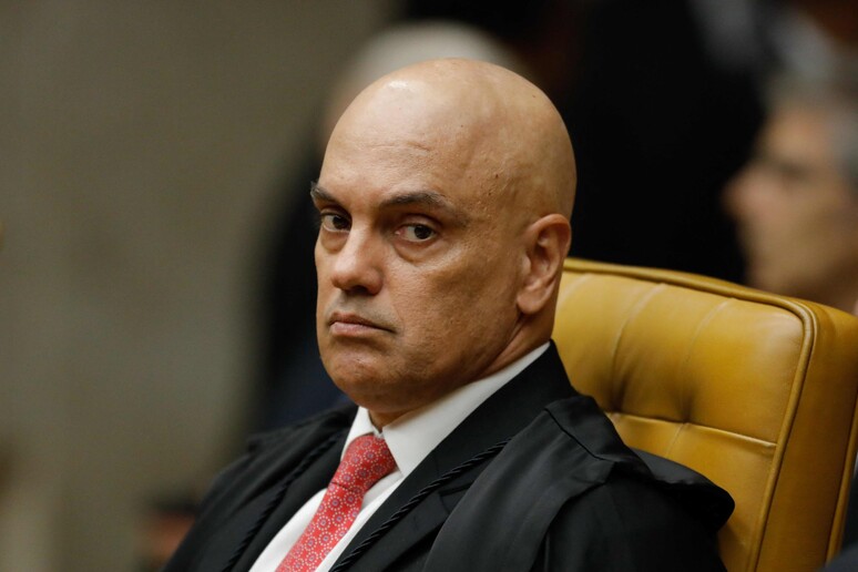 Moraes ameaçou suspender atividades do X no Brasil © ANSA/AFP