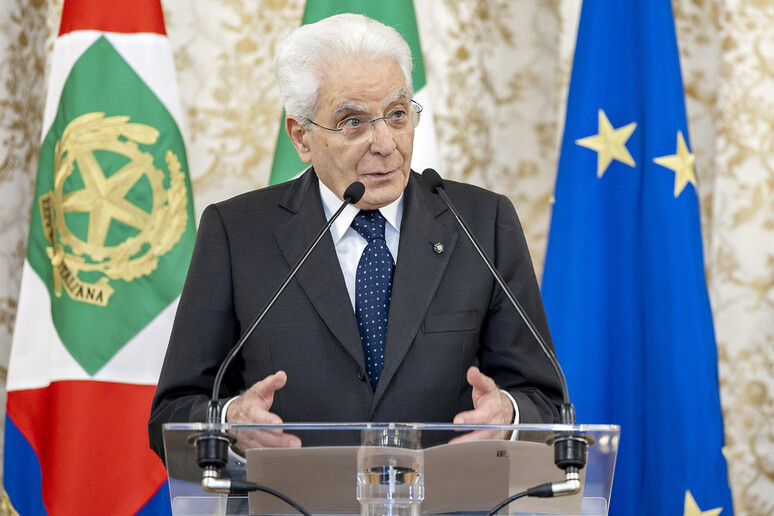 Il Capo dello Stato Sergio Mattarella - RIPRODUZIONE RISERVATA