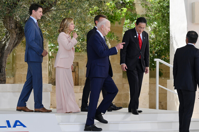 Líderes do G7 reunidos em Borgo Egnazia, na Itália - TODOS OS DIREITOS RESERVADOS