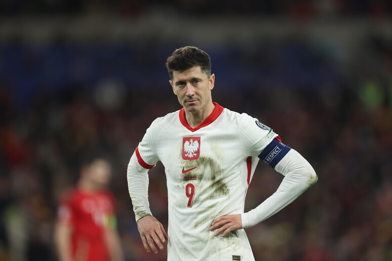 Robert Lewandowski, attaccante del Barcellona - RIPRODUZIONE RISERVATA