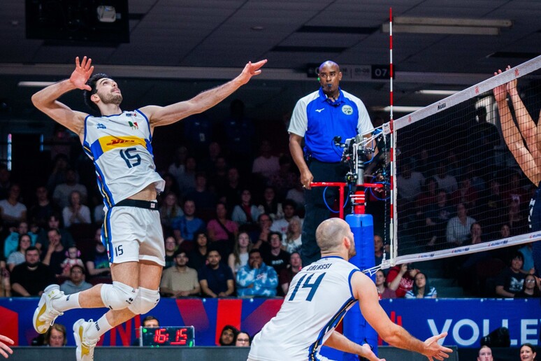 Itália vs Cuba na Liga das Nações masculina de Vôlei (Foto: VNL) - TODOS OS DIREITOS RESERVADOS