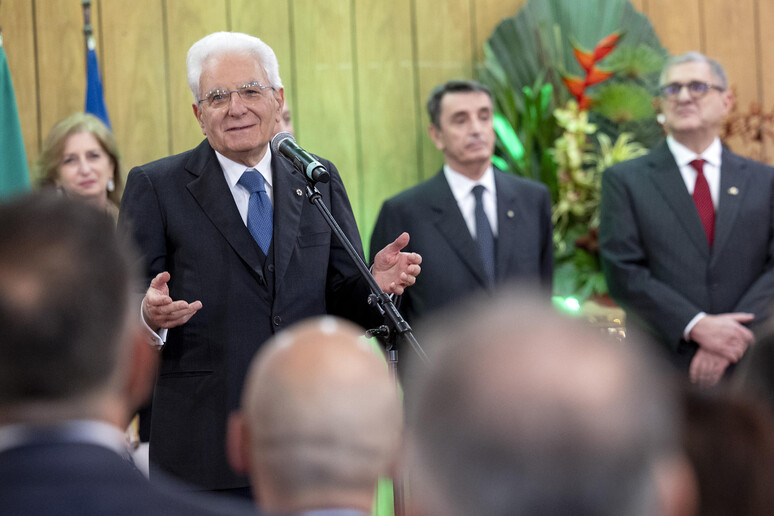 Sergio Mattarella discursa para comunidade italiana em São Paulo - TODOS OS DIREITOS RESERVADOS