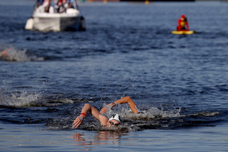 Florian Wellbrock, oro nella 10 km a Tokyo 2020 - RIPRODUZIONE RISERVATA