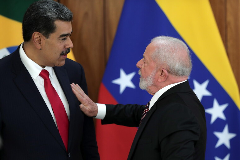 Maduro e Lula durante encontro em Brasília, em 29 de maio - TODOS OS DIREITOS RESERVADOS