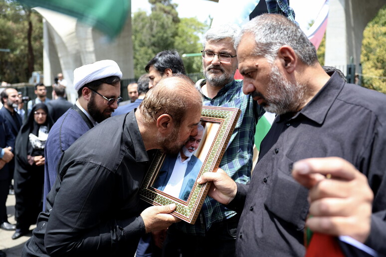 Protesto contra morte de Ismail Haniyeh em Teerã - TODOS OS DIREITOS RESERVADOS