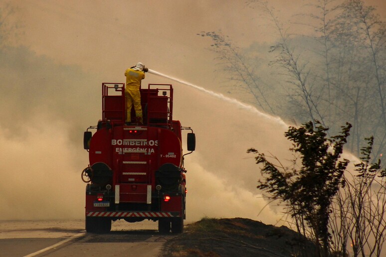 48 cidades ficaram em estado de emergência © ANSA/AFP