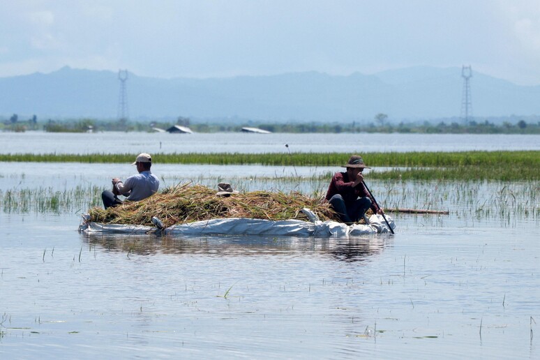 Yagi afetou mais de 630 mil habitantes em Myanmar © ANSA/AFP