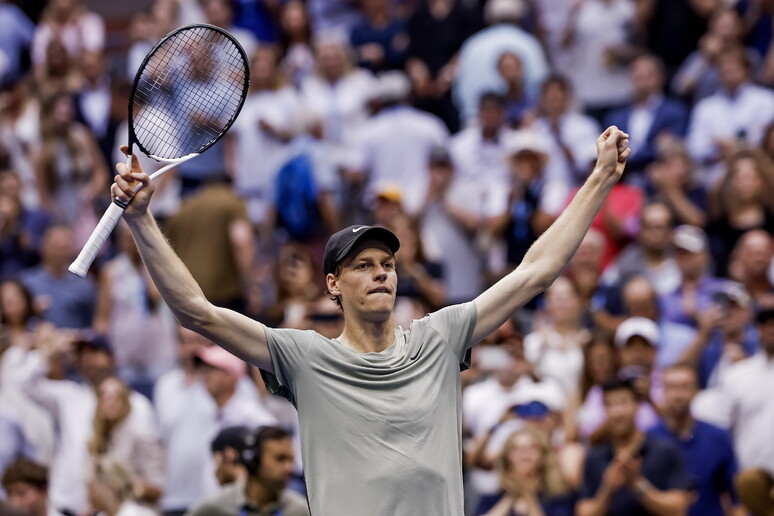 Sinner é o primeiro italiano na final masculina do US Open © ANSA/EPA