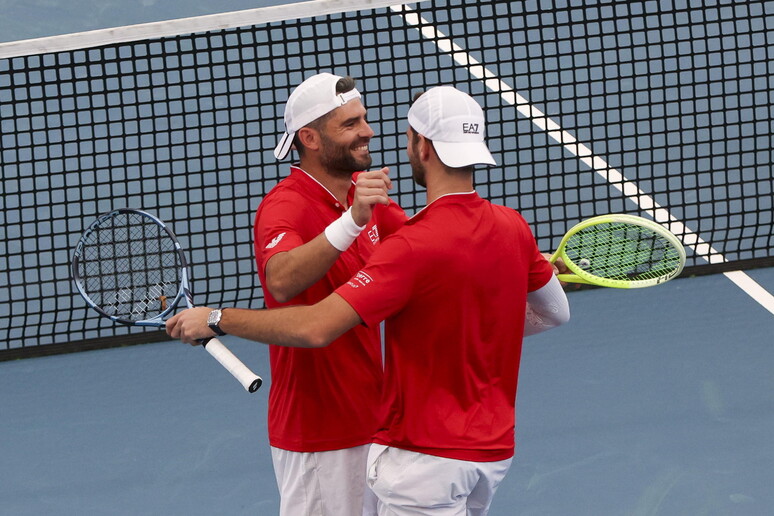 Bolelli y Vavassori celebran primer título del año © ANSA/EPA