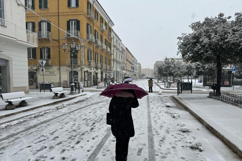 Neve a Campobasso - RIPRODUZIONE RISERVATA