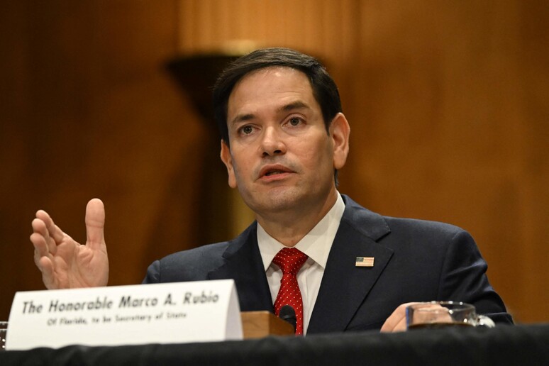 Marco Rubio participa de audiência no Senado © ANSA/AFP