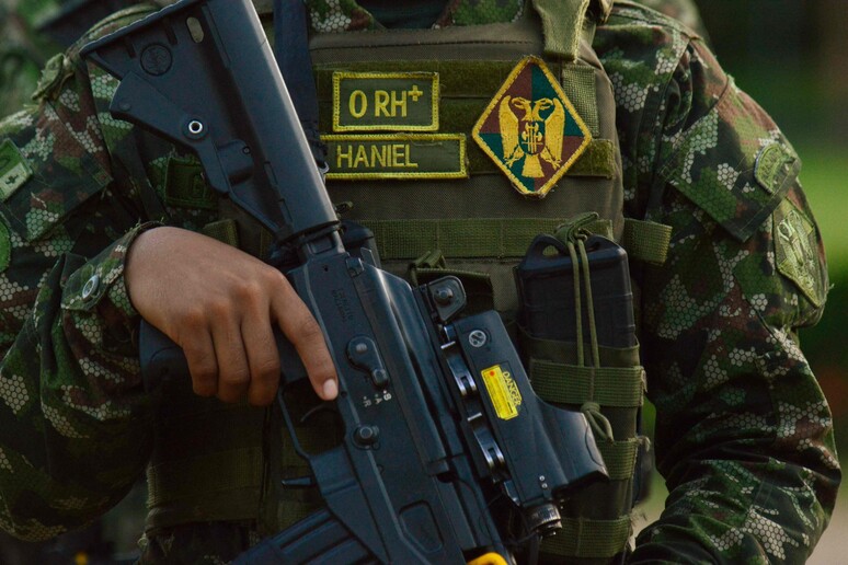 Violencia armada en Catatumbo, Colombia. Efecto migratorio en la frontera venezolana © ANSA/AFP