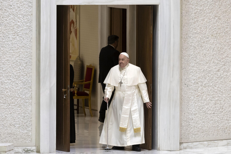 Papa Francisco durante audiência geral no Vaticano - TODOS OS DIREITOS RESERVADOS