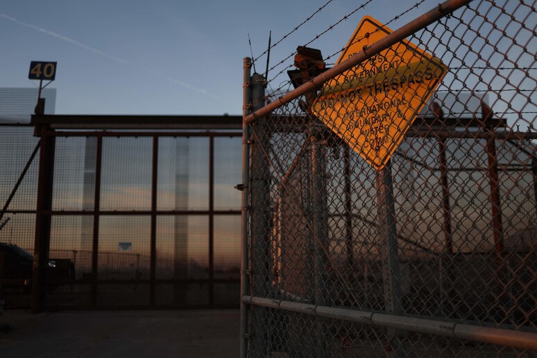 Fronteira entre México e Estados Unidos em El Paso, no estado americano do Texas © ANSA/AFP