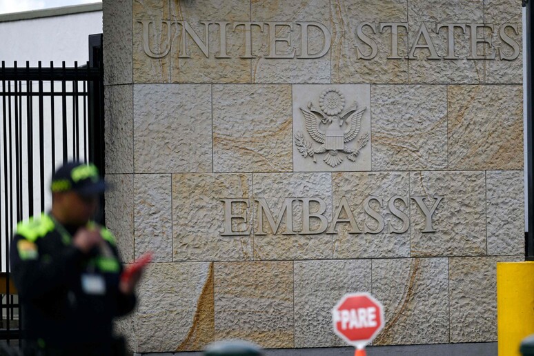 Embaixada dos Estados Unidos em Bogotá, capital da Colômbia © ANSA/AFP