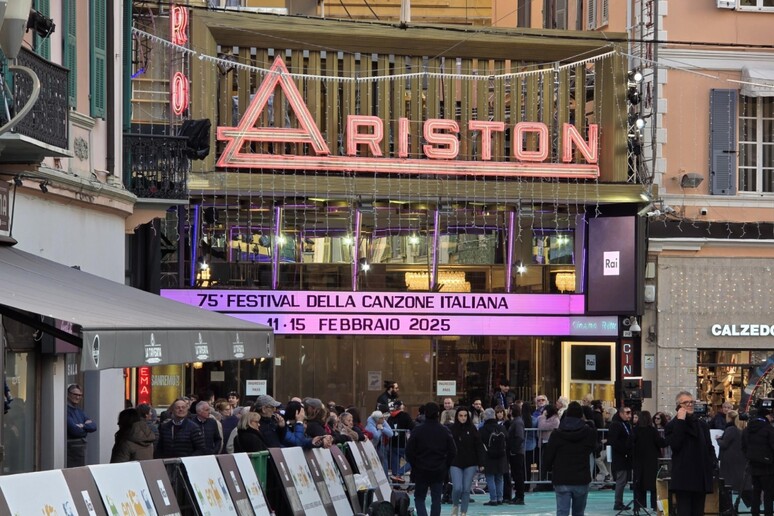 Teatro Ariston, onde acontece o Festival de Sanremo - TODOS OS DIREITOS RESERVADOS