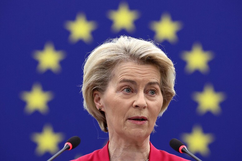 Von der Leyen: "partnership con il Sudafrica importante per l 'Ue" © ANSA/AFP