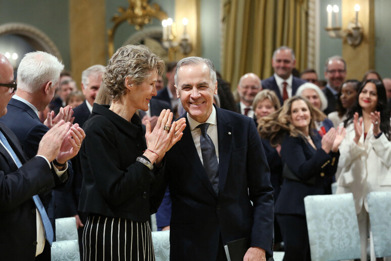 Nome muito apoiado pelo Partido Liberal, Mark Carney assumiu o posto de Justin Trudeau © ANSA/AFP